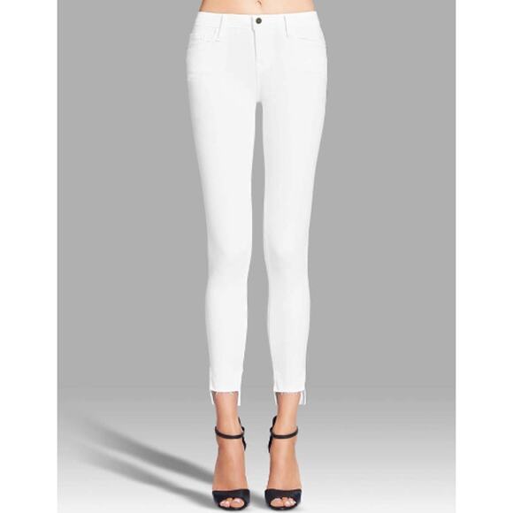 FRAME Denim - New ~ FRAME ~  Le Skinny De Jeanne Raw Stagger Mid-rise Jeans Size 24